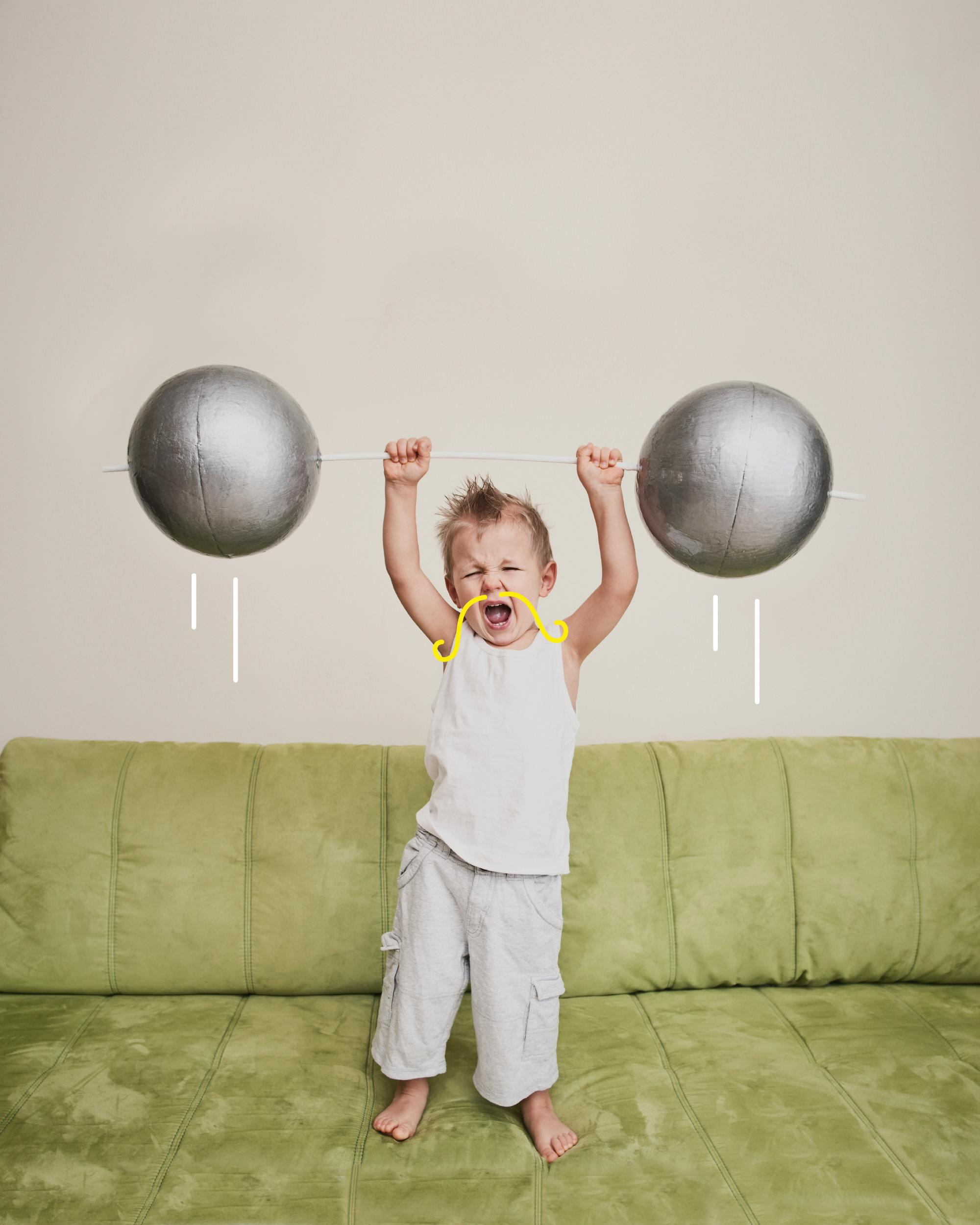 Baby Lifting Heavy Weights - Real Estate Accountant and Real Estate Business Consultant Page Featured Image